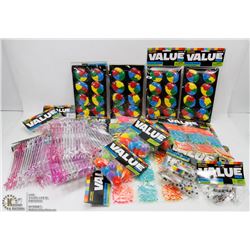 LARGE FLAT OF ASSORTED KIDS PARTY FAVORS ALL NEW