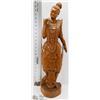 Image 1 : CARVED WOOD ASIAN FIGURE