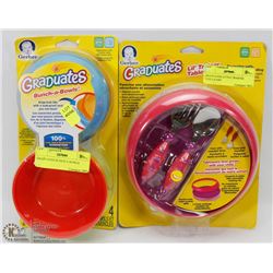LOT OF GERBER BABY DISHES
