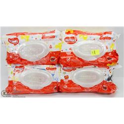 PACK OF 4 HUGGIES BABY WIPES