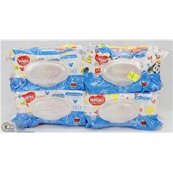 PACK OF 4 HUGGIES BABY WIPES