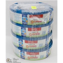 4 PLAYTEX DIAPER GENIES