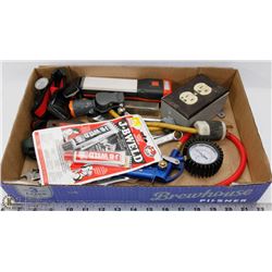 ESTATE TOOL LOT INCLUDES NEW JB WELD, MASTERCRAFT