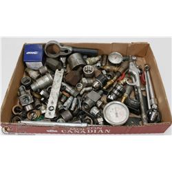 LARGE FLAT OF PNEUMATIC TOOL ACCESSORIES & PARTS