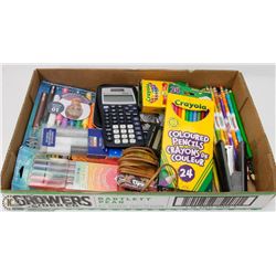 ART, CRAFTS & SCHOOL SUPPLIES LOT