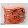 Image 1 : PACKAGE OF 12 NEW ORANGE FLEECE WORK GLOVES
