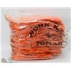 Image 1 : PACKAGE OF 12 NEW ORANGE FLEECE WORK GLOVES