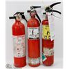 Image 1 : LOT OF 3 FIRE EXTINGUISHERS