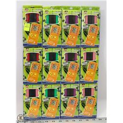 LOT OF 12 BRICK GAMES