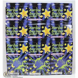 9 NIGHT GLOW DINOSAUR PUZZLES