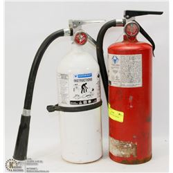 LOT OF 2 FIRE EXTINGUISHERS