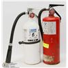 LOT OF 2 FIRE EXTINGUISHERS