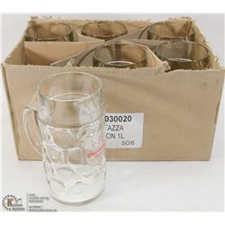 6 NEW RICKARDS OKTOBERFEST 1 LITER BEER STEINS