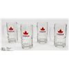 4 ONE LITER MOLSON CANADIAN BEER STEINS