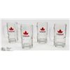 4 ONE LITER MOLSON CANADIAN BEER STEINS