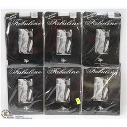 LOT OF 6 ASSORTED PANTY HOSE