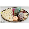 Image 1 : TRAY OF ASSORTED CANDLES