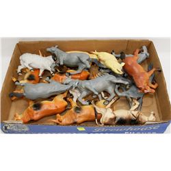 FLAT OF BARN YARD ANIMALS