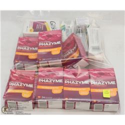 BAG OF ASSORTED GAS RELIEF MEDICATION