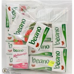 BAG OF ASSORTED BEANO TABLETS