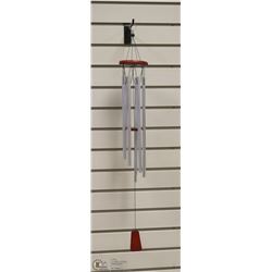 CHROME 6 TUBE WIND CHIMES