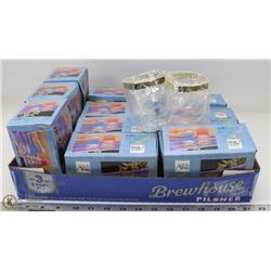 FLAT OF ACRYLIC CUP SETS