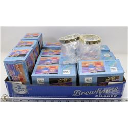 FLAT OF ACRYLIC CUP SETS