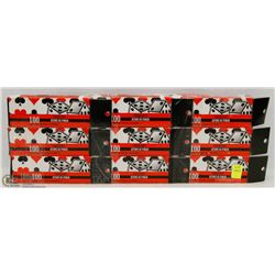 9 PACKS OF 100 POKER CHIPS