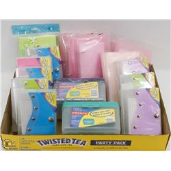 FLAT OF INDEX CARD HOLDERS