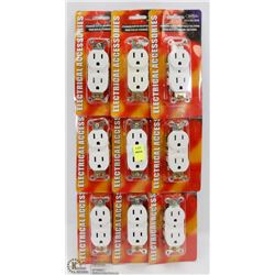 BUNDLE OF HOUSEHOLD ELECTRICAL RECEPTACLES