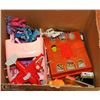 Image 1 : LARGE BOX OF KIDS TOYS - MATCHBOX, BARBIE, MY