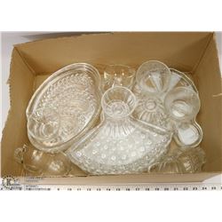 7) 3 DIFFERENT SETS OF SNACK TRAYS & CUPS, 2 TRAYS