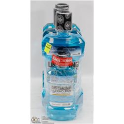 FOUR BOTTLES OF LISTERINE MOUTHWASH