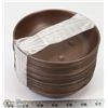 Image 1 : LOT 23 PCS COPPER CANDLE DISHES