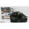 Image 1 : XBOX WITH ONE CONTROLLER & 19 GAMES.