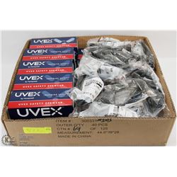 FLAT OF SAFETY GLASSES