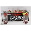 Image 1 : SET OF 5 'BASS' BEER GLASSES.