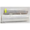 Image 1 : 2 ROLLS PLUS OF SHRINK WRAP.