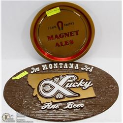 JOHN SMITH'S MAGNET ALS TRAY & MONTANA'S LUCKY