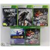 Image 1 : BUNDLE OF 3 XBOX 360 GAMES AND 2 XBOX ONE GAMES