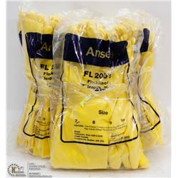 BUNDLE OF ANSELL FLOCK LINED GLOVES