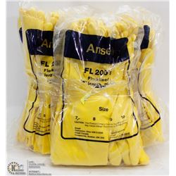 BUNDLE OF ANSELL FLOCK LINED GLOVES
