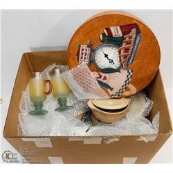 BOX OF DISHES