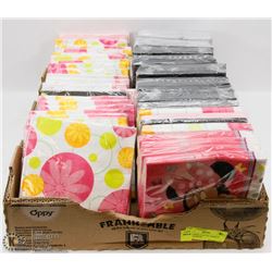 XTRA LARGE FLAT OF VARIOUS PARTY NAPKINS
