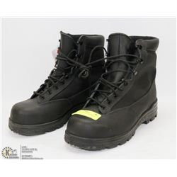 NEW PAIR OF STEEL TOE BOOTS.