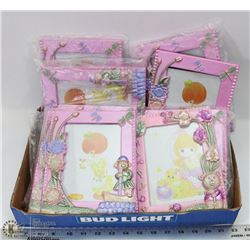 FLAT OF ASSORTED PRINCESS PICTURE FRAMES