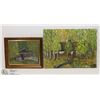 Image 1 : 2 "OLD TEACHERAGE  " BY M.N. MILLER CANVAS