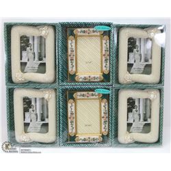 BUNDLE OF 6 ASSORTED PICTURE FRAMES