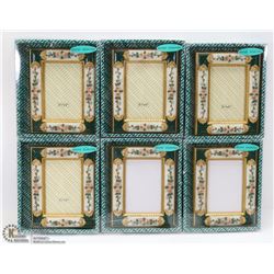 BUNDLE OF 6 ASSORTED PICTURE FRAMES