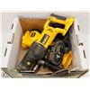 Image 1 : DEWALT 18 VOLT DRILL, LIGHT  & SAWZALL W/ BATTERY